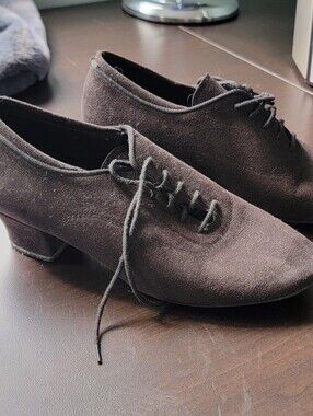 Black Diamont Suede Bottom Dance Trainer. UK 4. US 6.5. Like New.